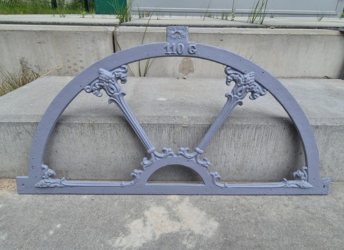 Altes gusseisen fenster - gusseisen,