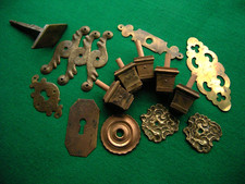 antike  Messingteile, Schilder