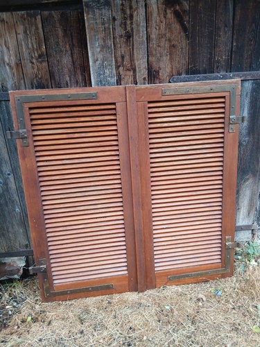 Paar fensterladen holz - 1,