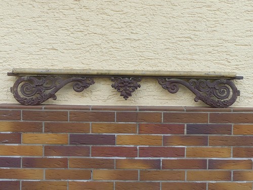 Antikes fensterfries gusseisen - antikes,