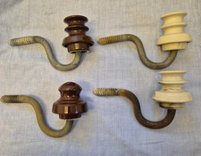 4 Große alte Isolatoren