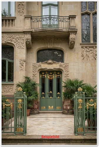 Jugendstil haustür portal - jugendstil,
