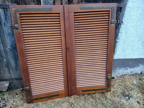 Paar fensterladen holz - 1,