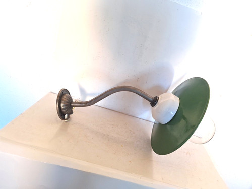 Alte fabrik wand lampe - alte,