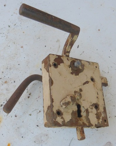 Altes kastenschloss fragment - altes,
