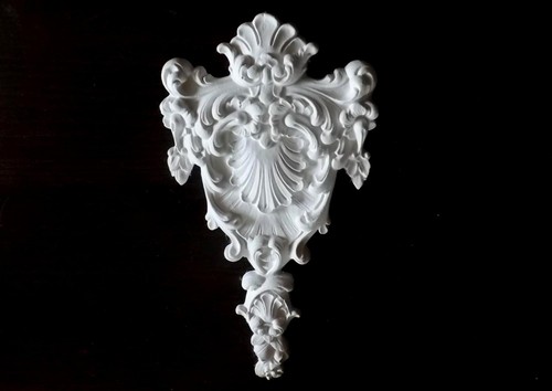 Gips ornament 28x13 cm - gips,
